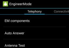 Ako prispôsobiť inžinierske menu v systéme Android